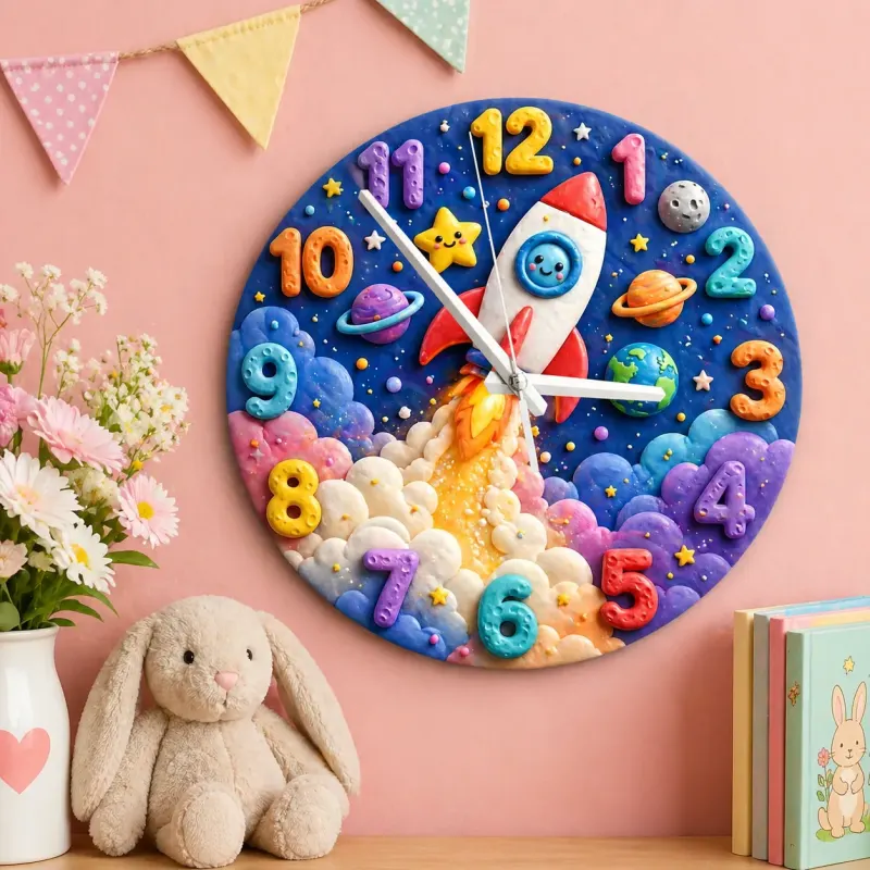 Colorful Galaxy Nursery Decor