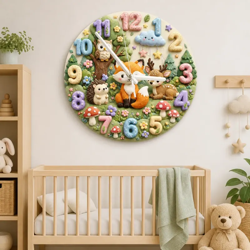 Cute Fox and Deer Nursery Decor