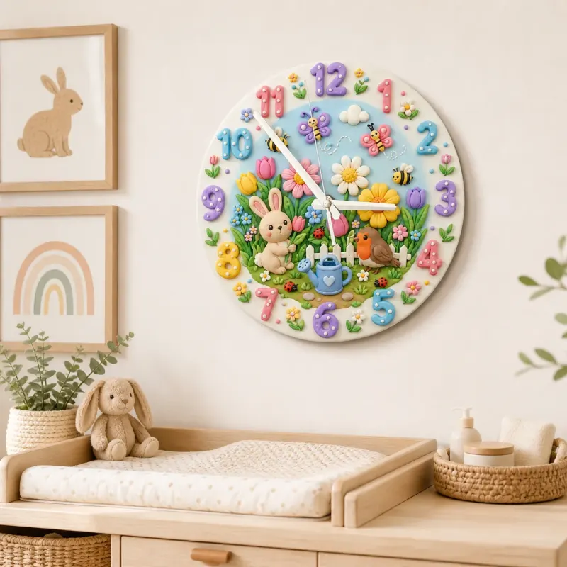 Pastel Floral Woodland Nursery Decor