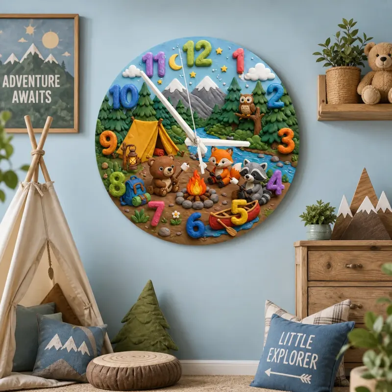 Forest Bear Nursery Decor