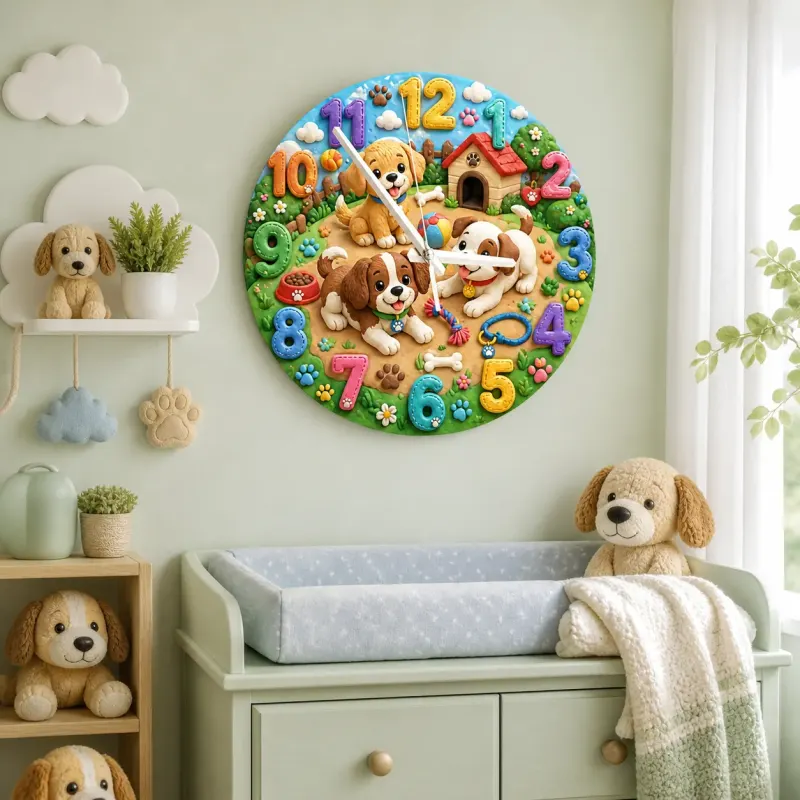 Cute Dog Themed Nursery Decor