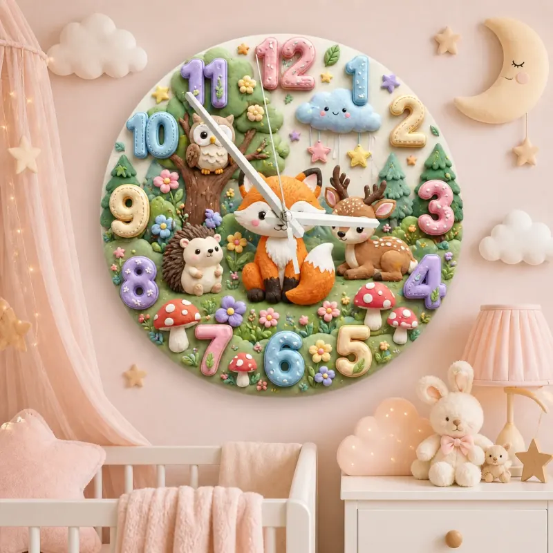 Cute Fox and Deer Nursery Decor