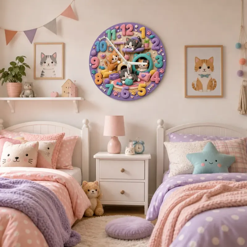 Cute Bedroom Wall Art Baby Girl or Boy Gift