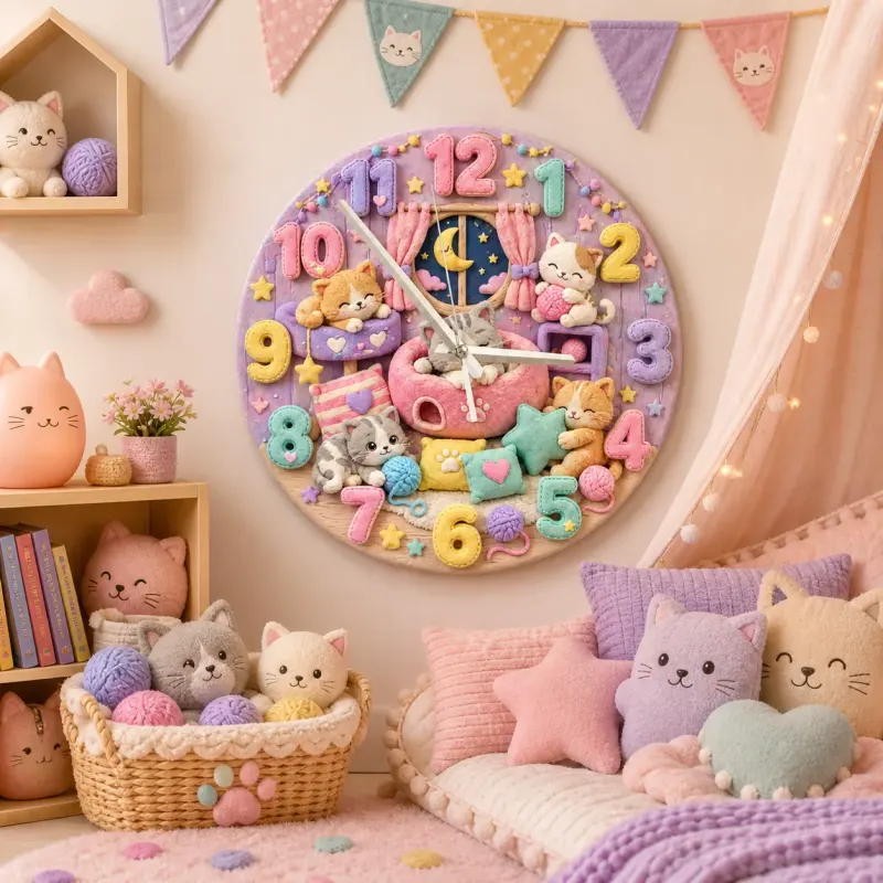 Cozy Cat Theme Nursery Decor