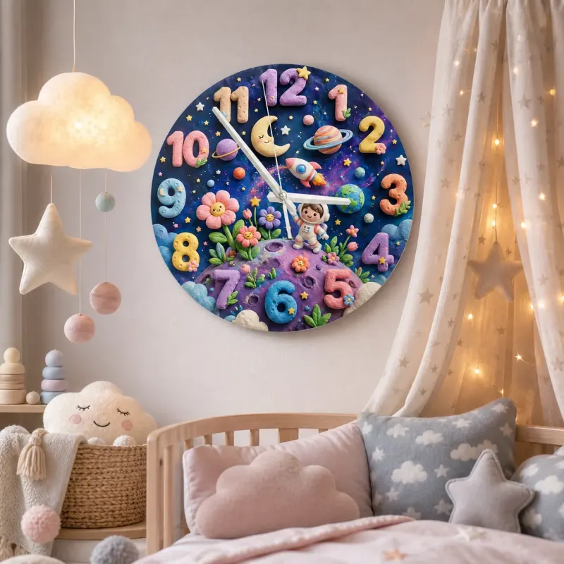 Whimsical Galaxy Nursery Decor