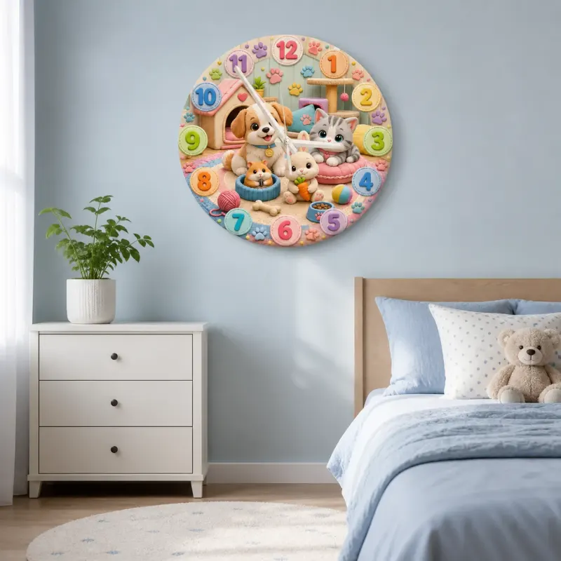 Pastel Pet Animal Nursery Wall Decor