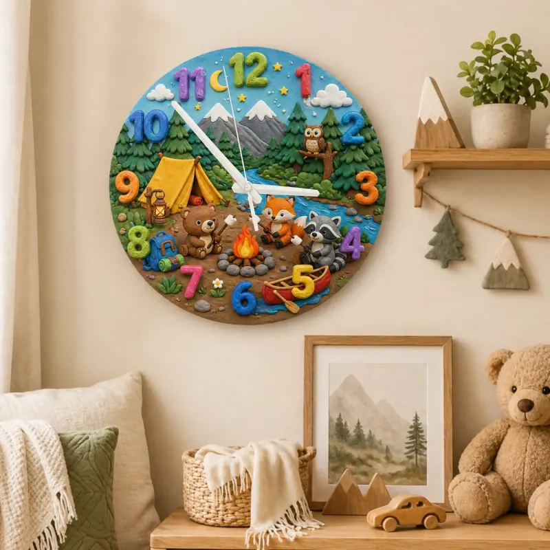 Forest Bear Nursery Decor