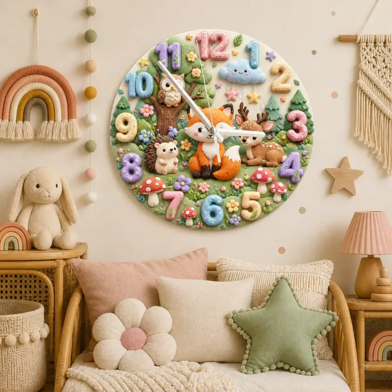 Cute Fox and Deer Nursery Decor