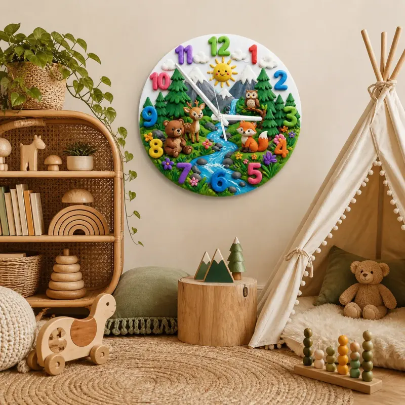 Cute Nature Nursery Decor