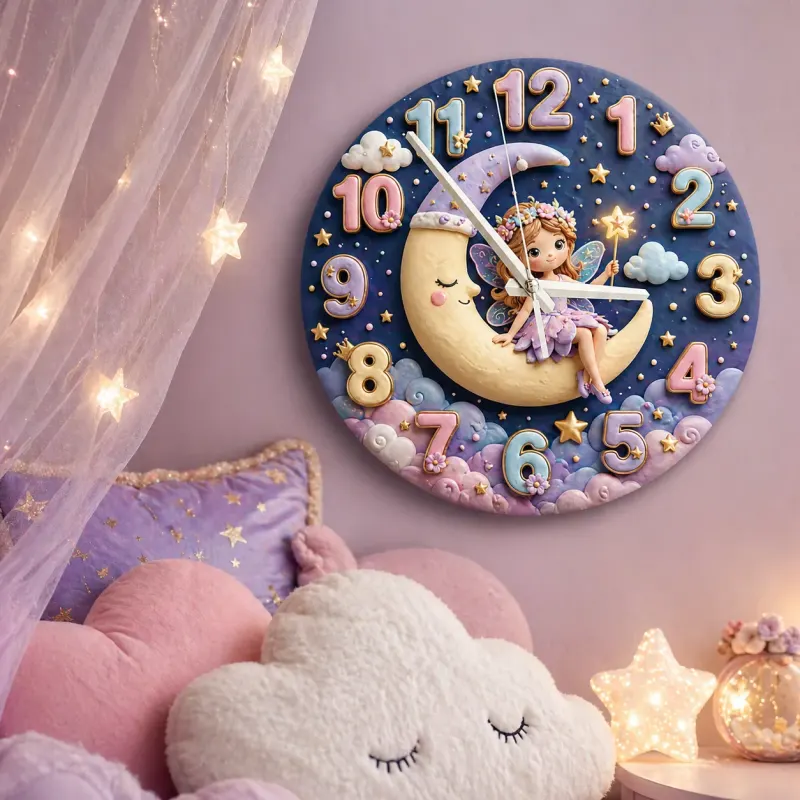 Pastel Starry Night Nursery Decor