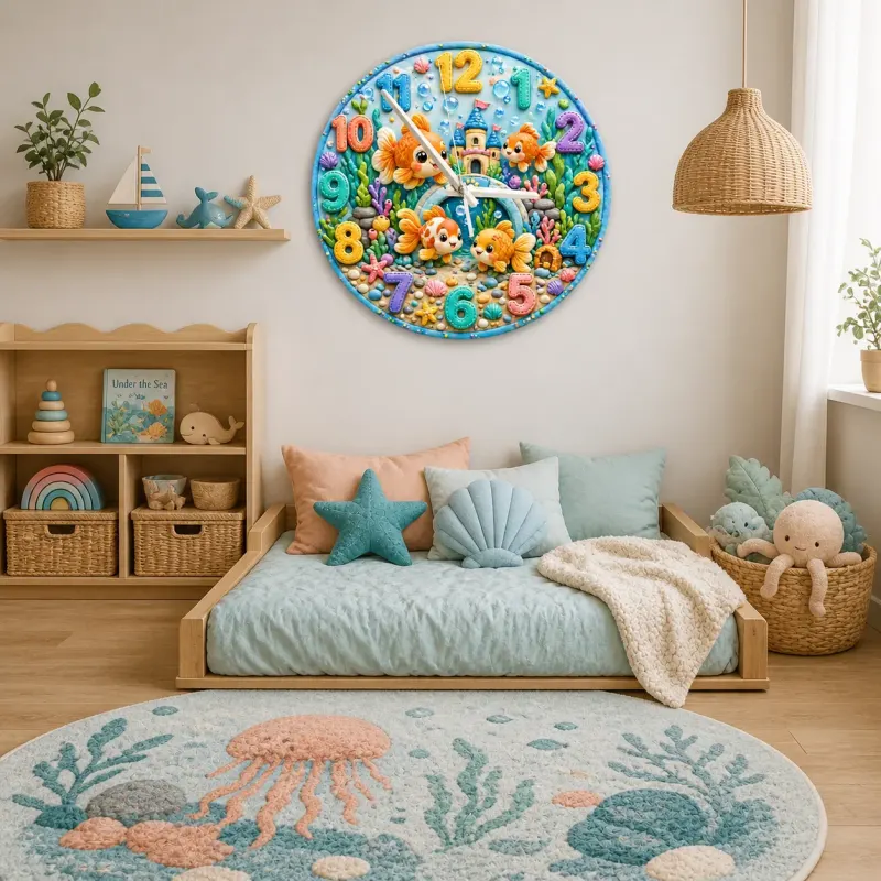 Underwater Sea Life Nursery Decor