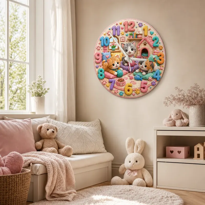 Baby Girl Bedroom Wall Art & Birthday Keepsake