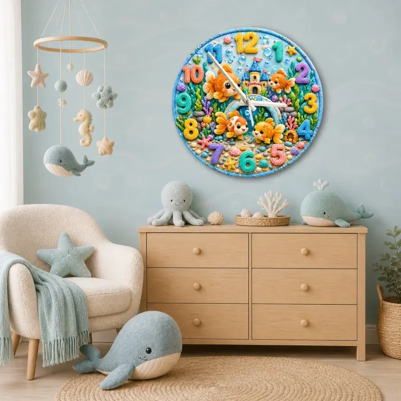 Underwater Sea Life Nursery Decor