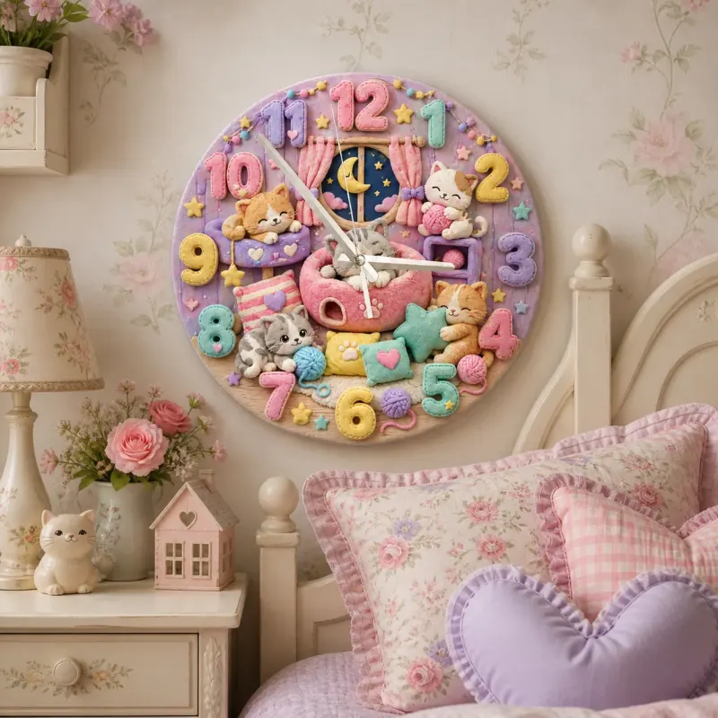 Cute Baby Girl Bedroom Wall Art Gift