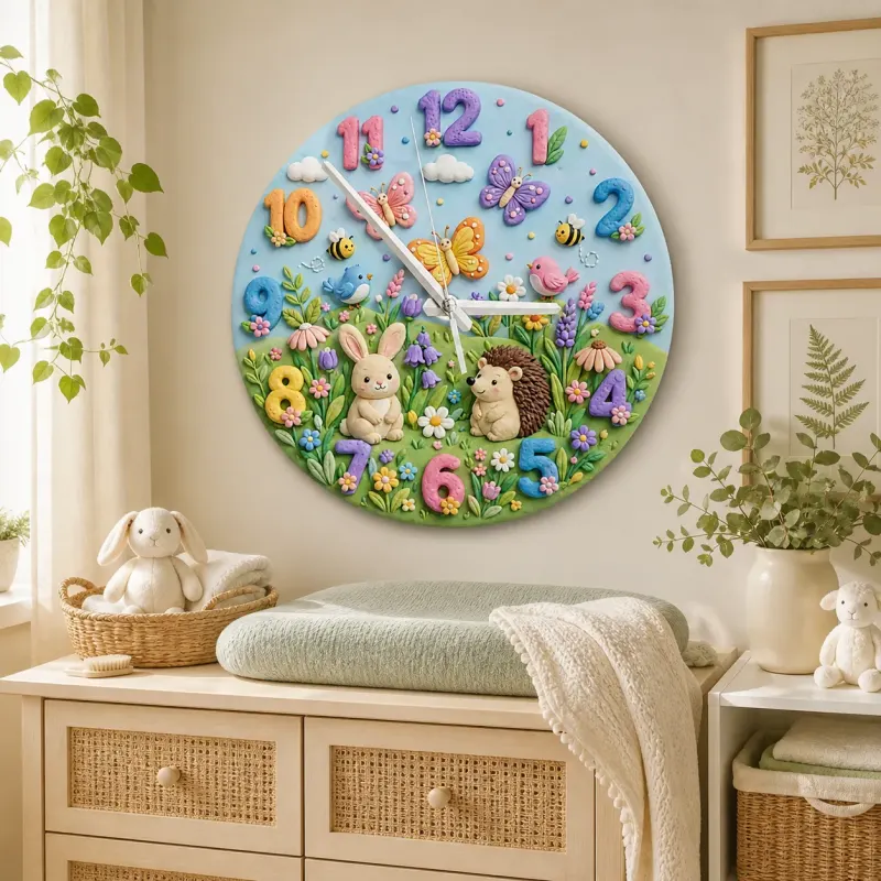 Pastel Spring Meadow Nursery Decor