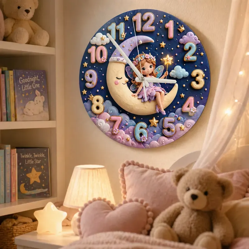 Pastel Starry Night Nursery Decor