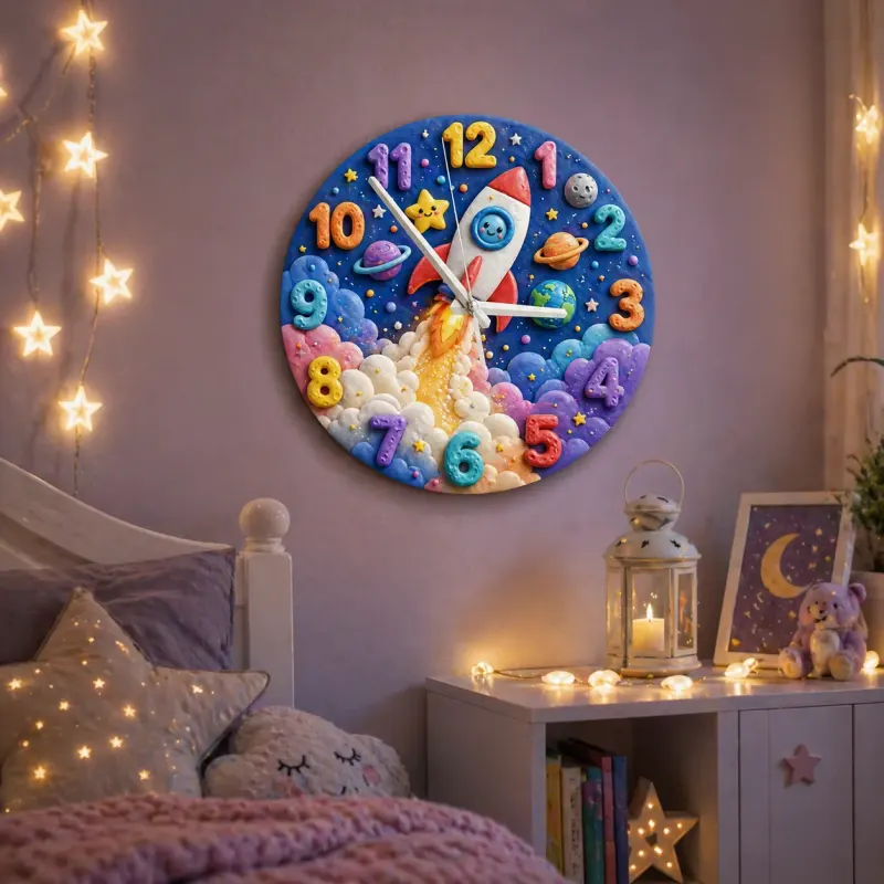 Colorful Galaxy Nursery Decor