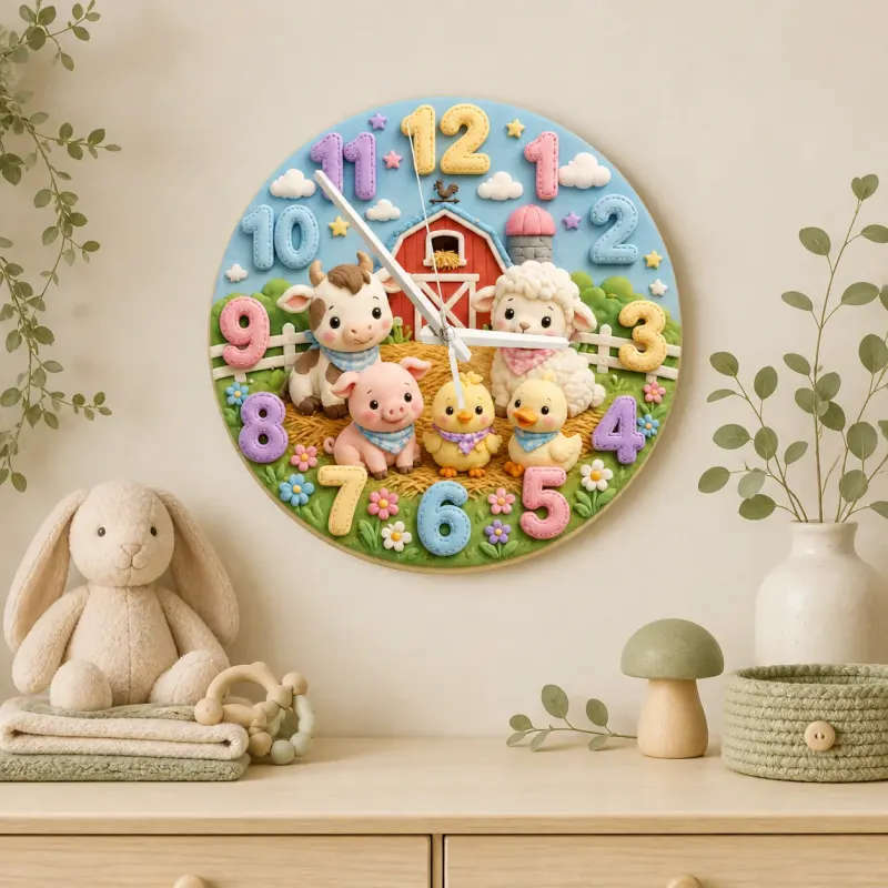Pastel Barnyard Nursery Decor