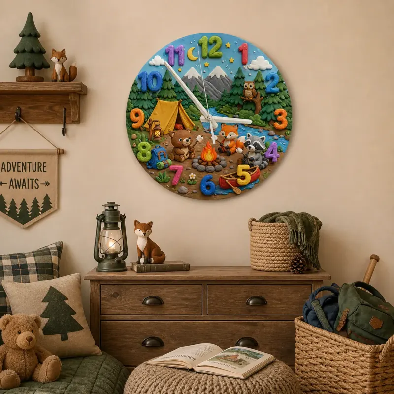 Forest Bear Nursery Decor