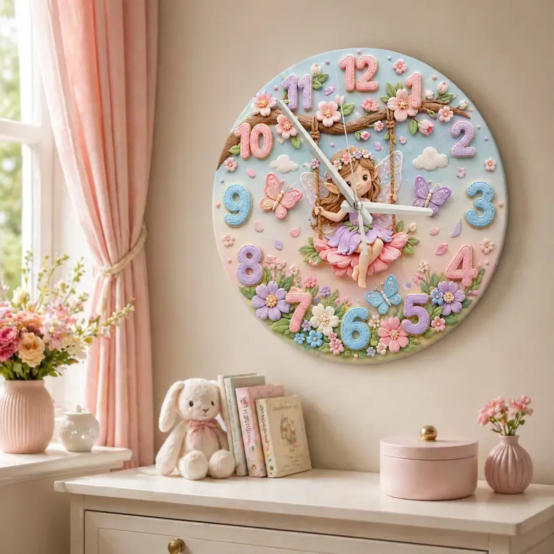Pastel Floral Butterfly Nursery Decor