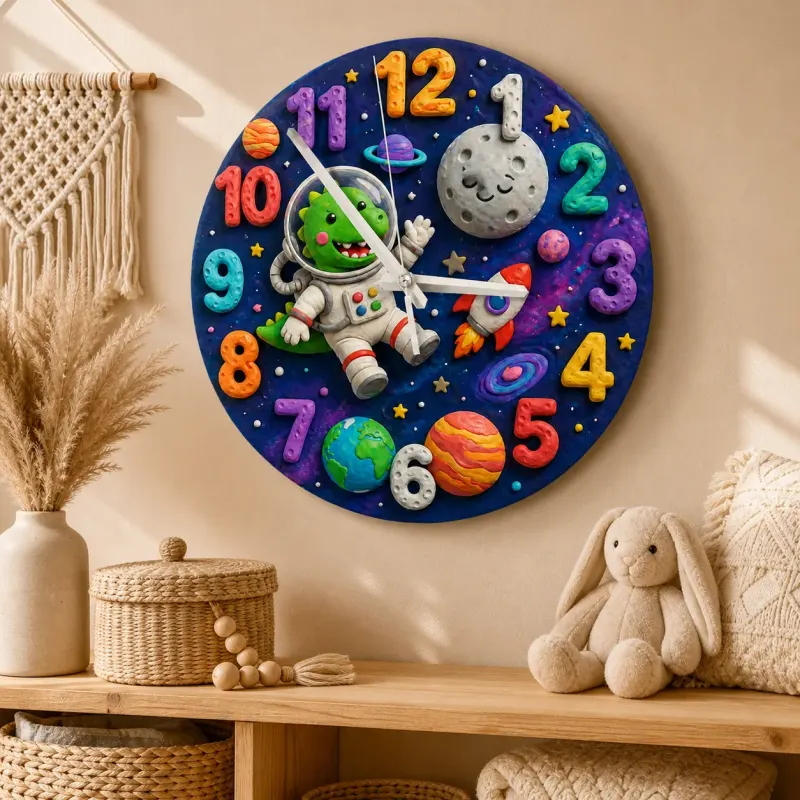 Galaxy Planets Nursery Decor