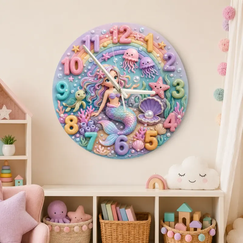 Little Girl Birthday Baby Shower Gift Art