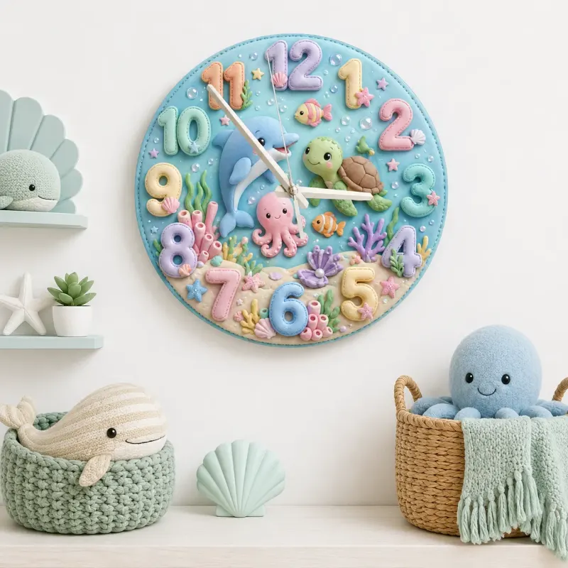 Sea Turtle & Dolphin Nursery Decor