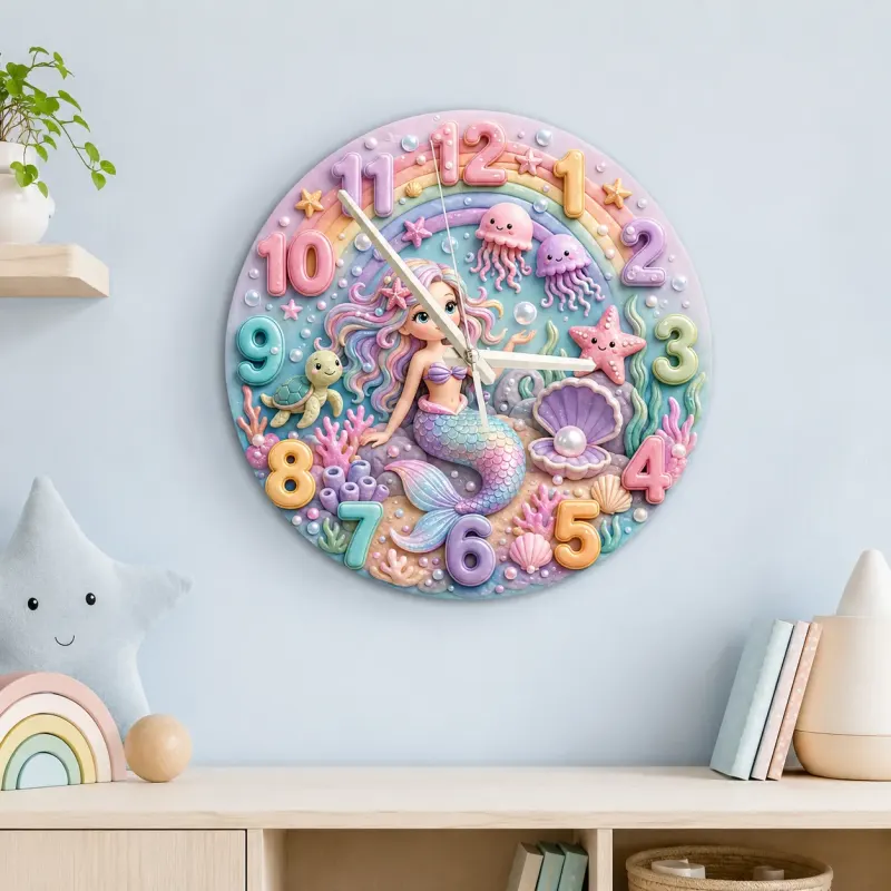 Little Girl Birthday Baby Shower Gift Art