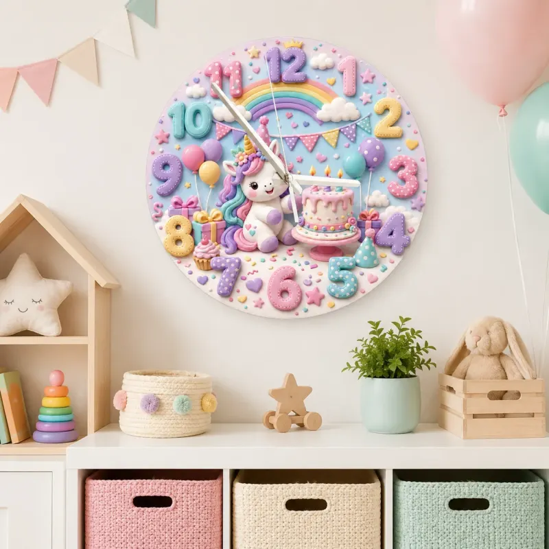 Magical Rainbow Nursery Decor
