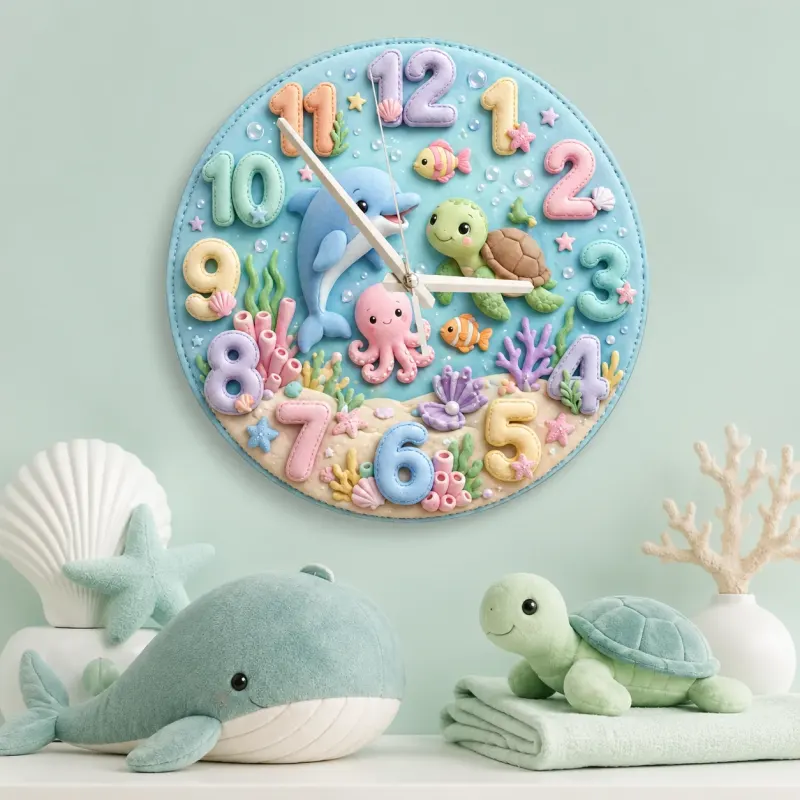 Sea Turtle & Dolphin Nursery Decor