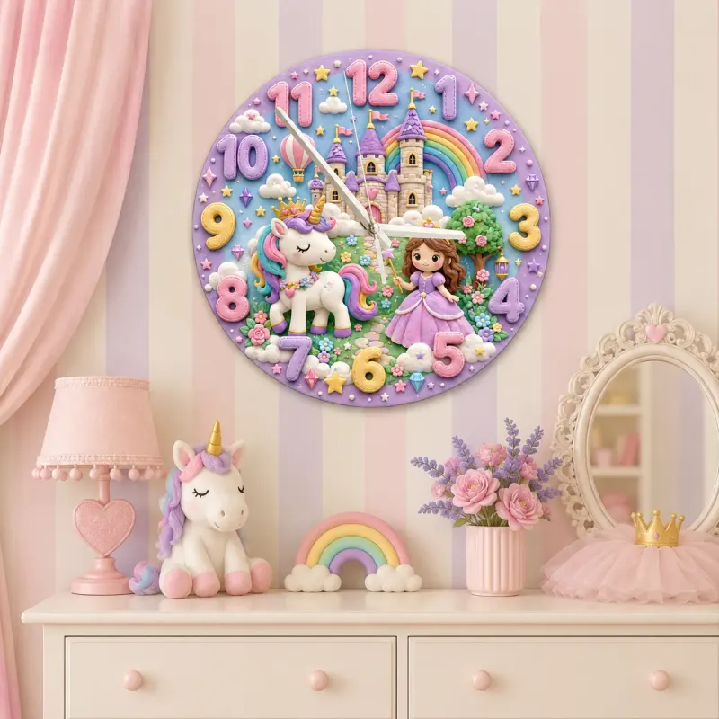 Fairy Tale Castle Rainbow Nursery Decor