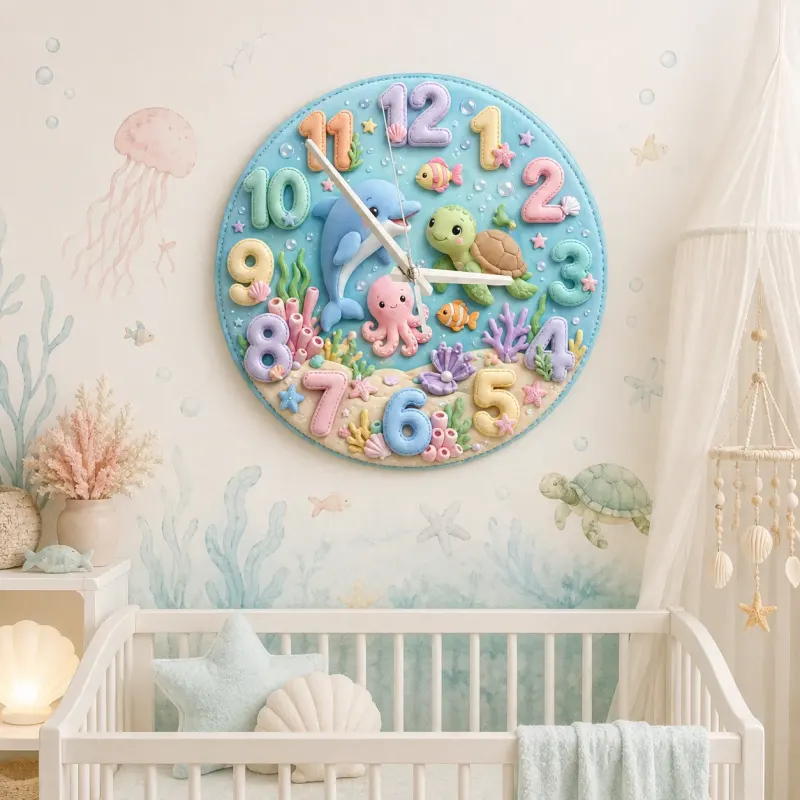 Sea Turtle & Dolphin Nursery Decor