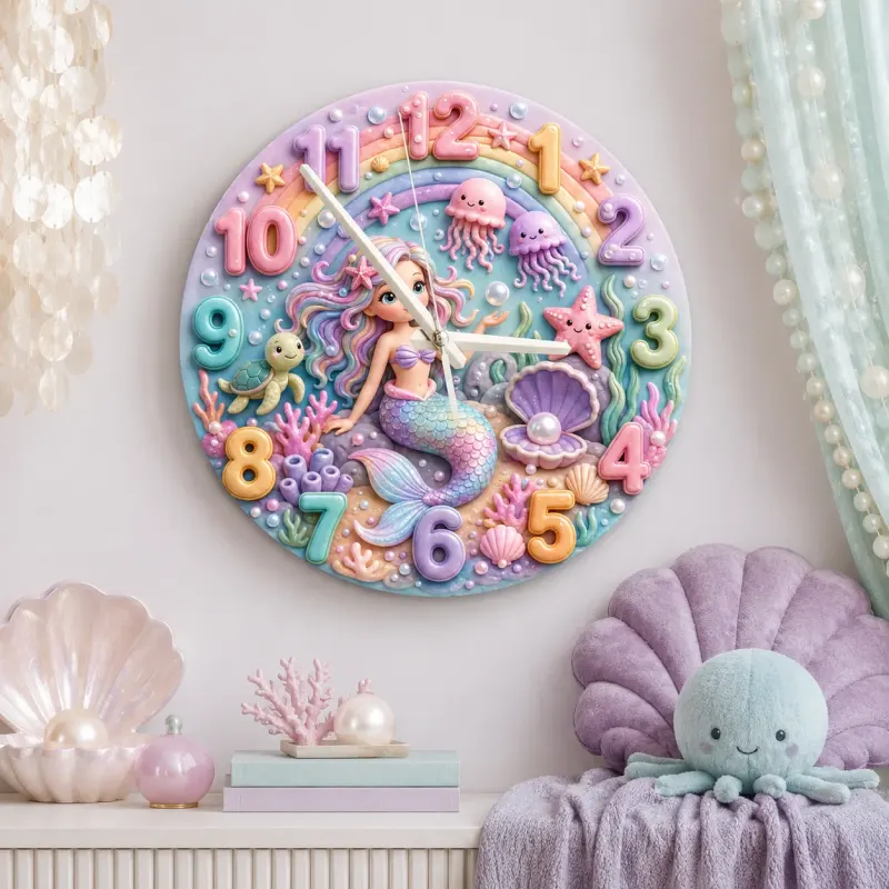 Little Girl Birthday Baby Shower Gift Art