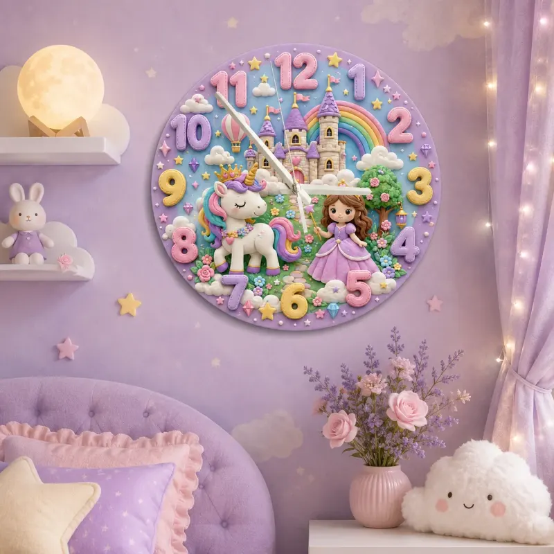 Fairy Tale Castle Rainbow Nursery Decor