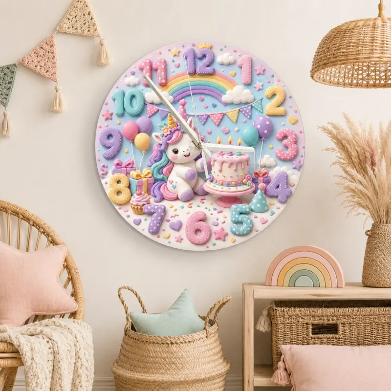 Magical Rainbow Nursery Decor