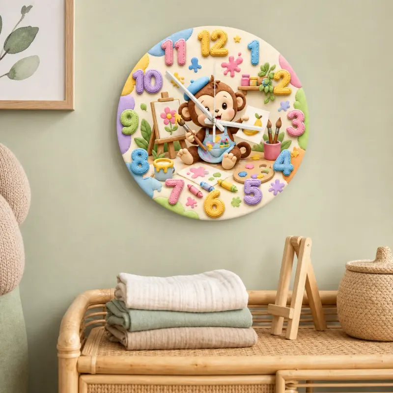Colorful Art Theme Playroom Decor