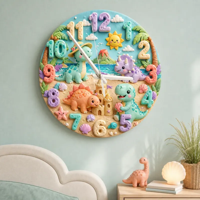 Tropical Dino Nursery Decor