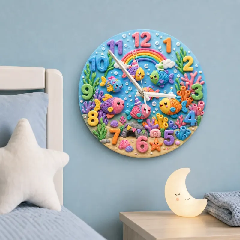 Rainbow Underwater Nursery Decor