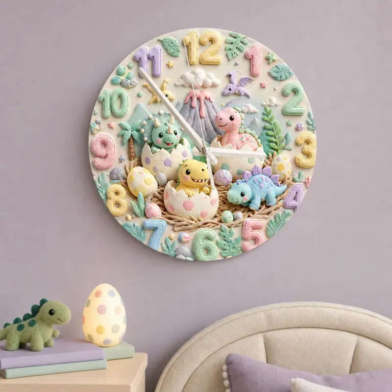 Hatching Dino Nursery Decor