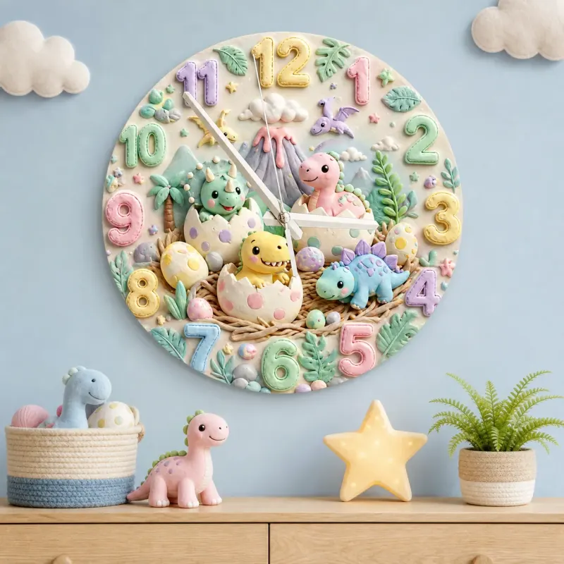 Hatching Dino Nursery Decor