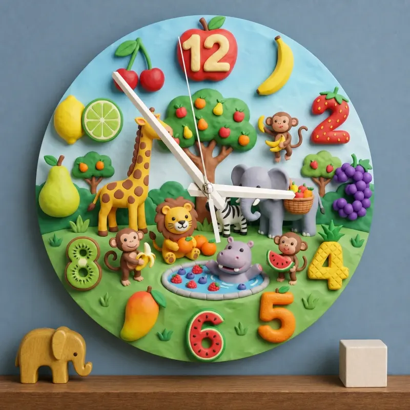 Colorful Jungle Nursery Decor