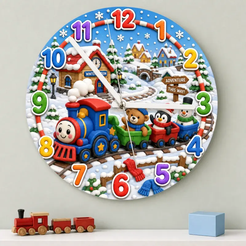 Snowy Village Nursery Decor