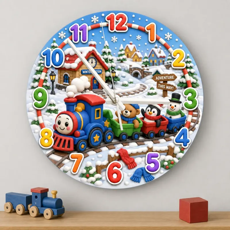 Snowy Village Nursery Decor