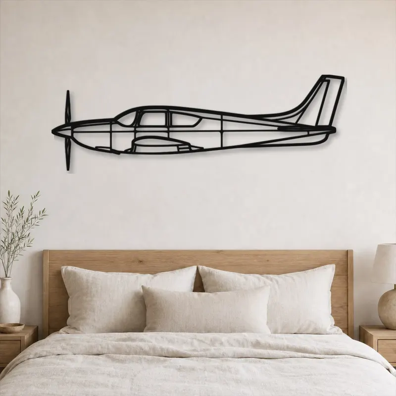 Silhouette en métal d'avion Eagle, décoration murale en métal, décoration aéronautique, cadeau pour aviateurs