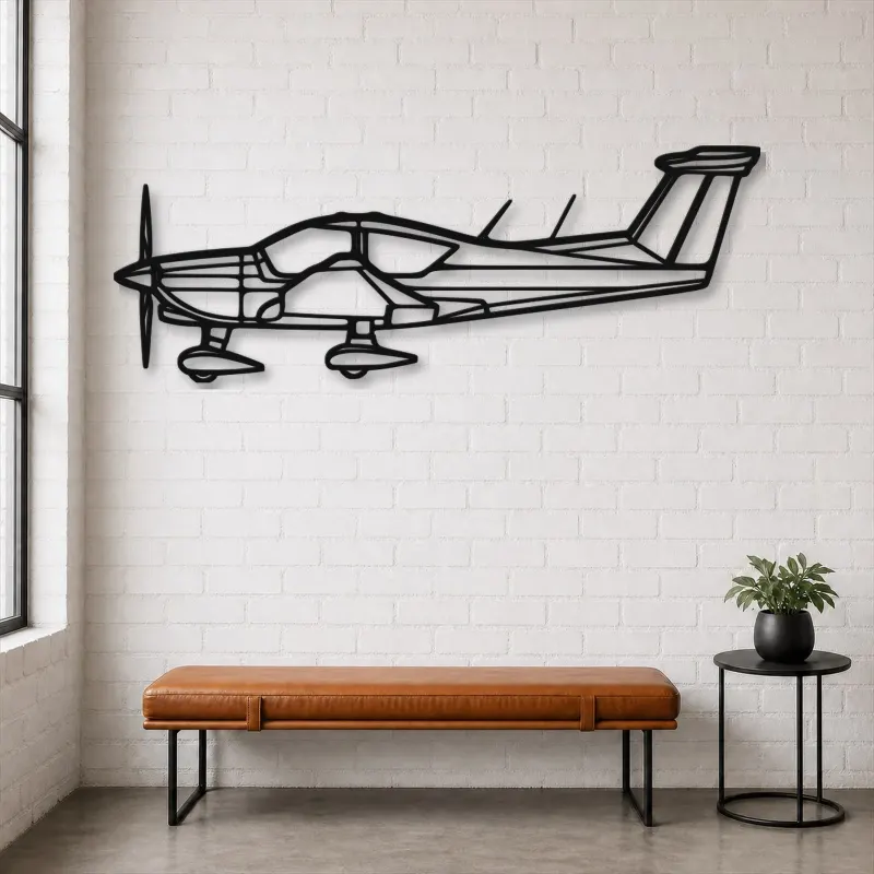 Silhouette de l'avion R3000-160 en métal, décoration murale en métal, décoration aéronautique, décoration d'aviateur