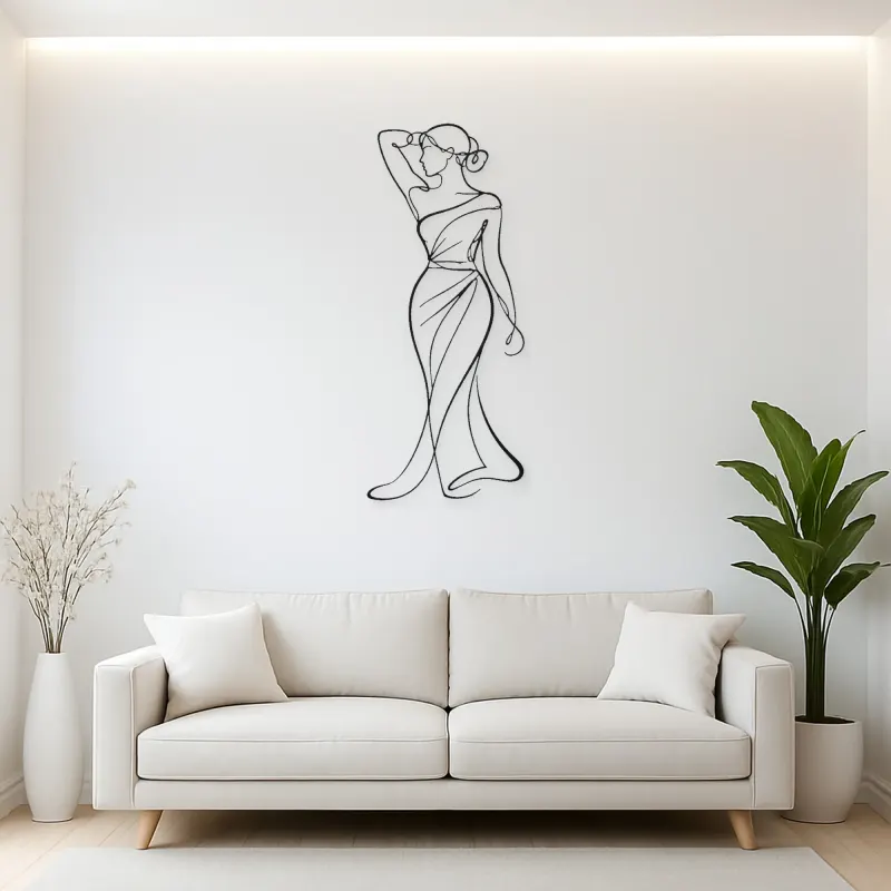 Modern Venus Fashion Metal Wall Art | Classical Figure Wall Decor