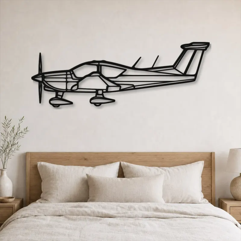 Silhouette de l'avion R3000-160 en métal, décoration murale en métal, décoration aéronautique, décoration d'aviateur