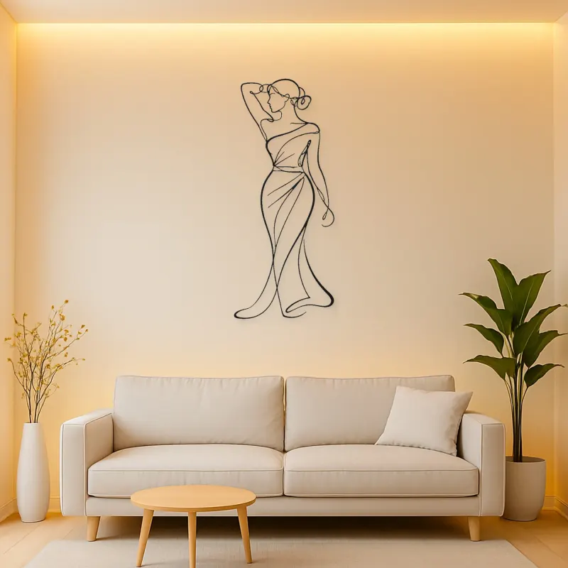 Modern Venus Fashion Metal Wall Art | Classical Figure Wall Decor