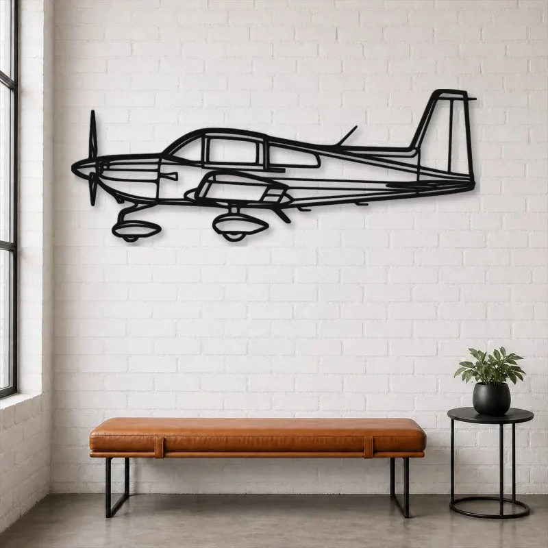Insegna in metallo silhouette AG-5B Tiger