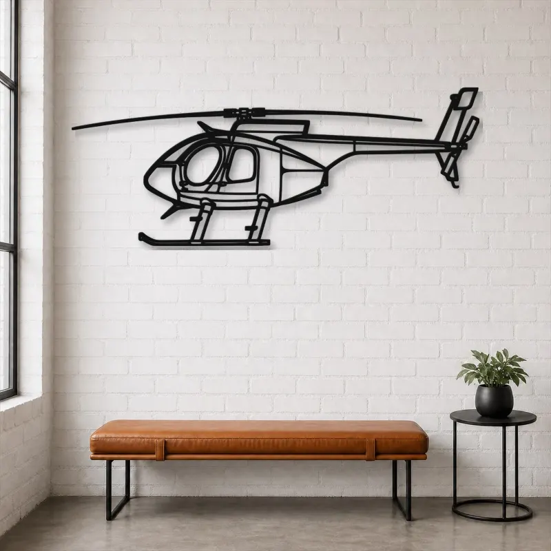 Silhouette d'avion en métal 530F, décoration murale en métal, décoration aéronautique, cadeau pour pilote